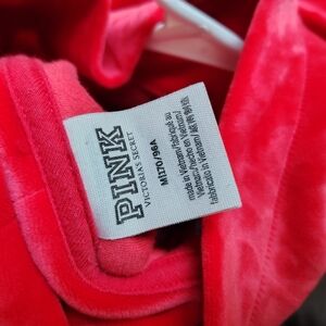 Victoria's Secret Pink Velour Hoodie